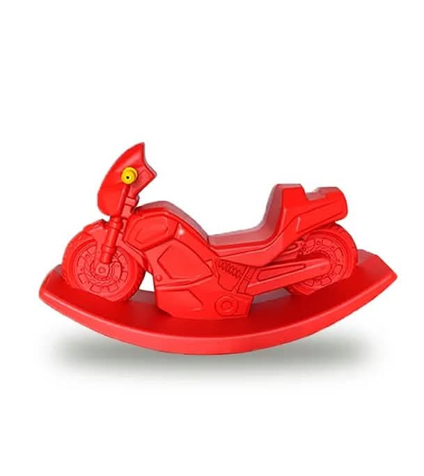 Red Motorcycle Rocking Toy for Kids