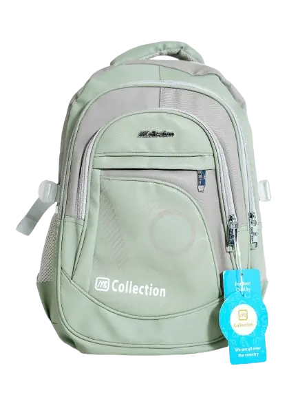 Unisex Waterproof School Backpack – Lightweight (Sage Green)