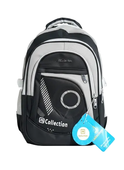 Unisex Waterproof School Backpack – Lightweight (Black)